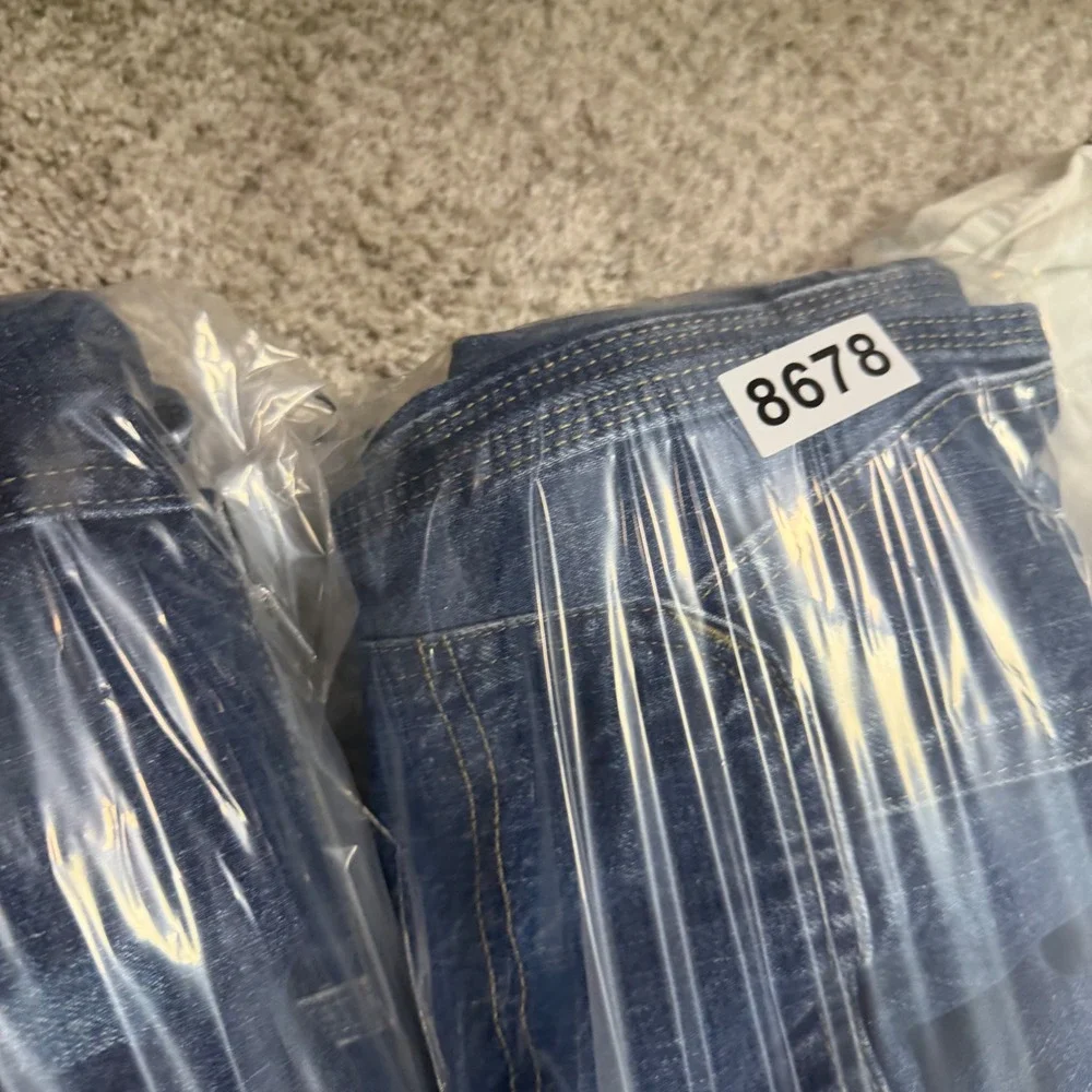 Dickies Mens Carpenter Jeans Blue Denim Utility Work Pants 38x32 4307 Medium